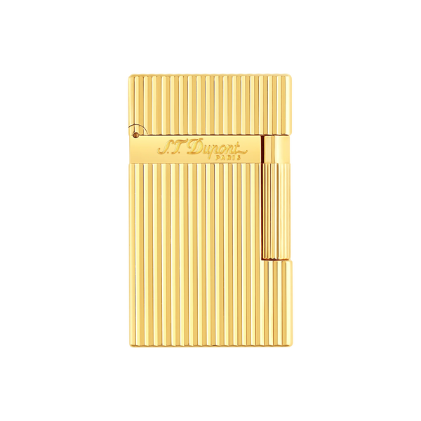 S.T. Dupont, Feuerzeug, Ligne 2, guillochiert in Gold