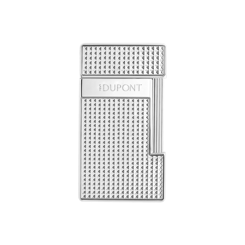 S.T. Dupont, Feuerzeug, Slimmy, Diamantspitze, Silber