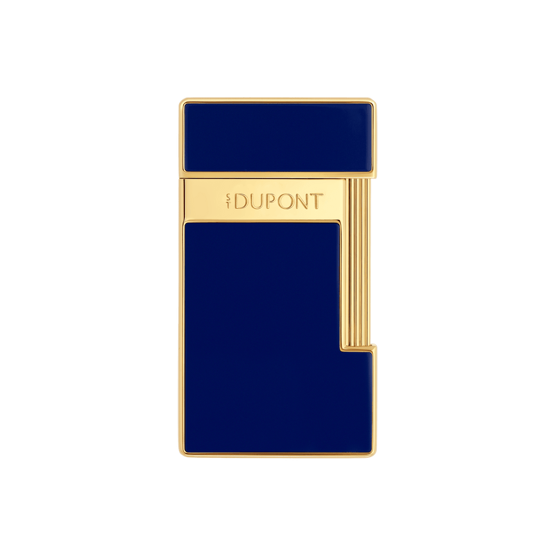S.T. Dupont, Feuerzeug, Slimmy, Blau-Lack und Gold