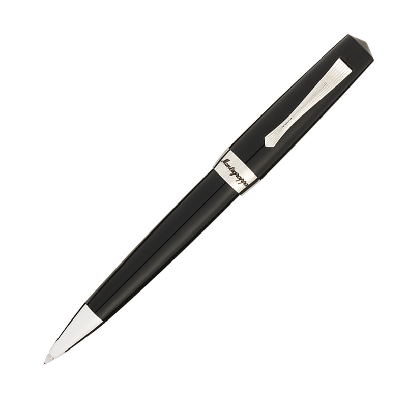 Montegrappa, Kugelschreiber, ELMO 02, chrom/schwarz