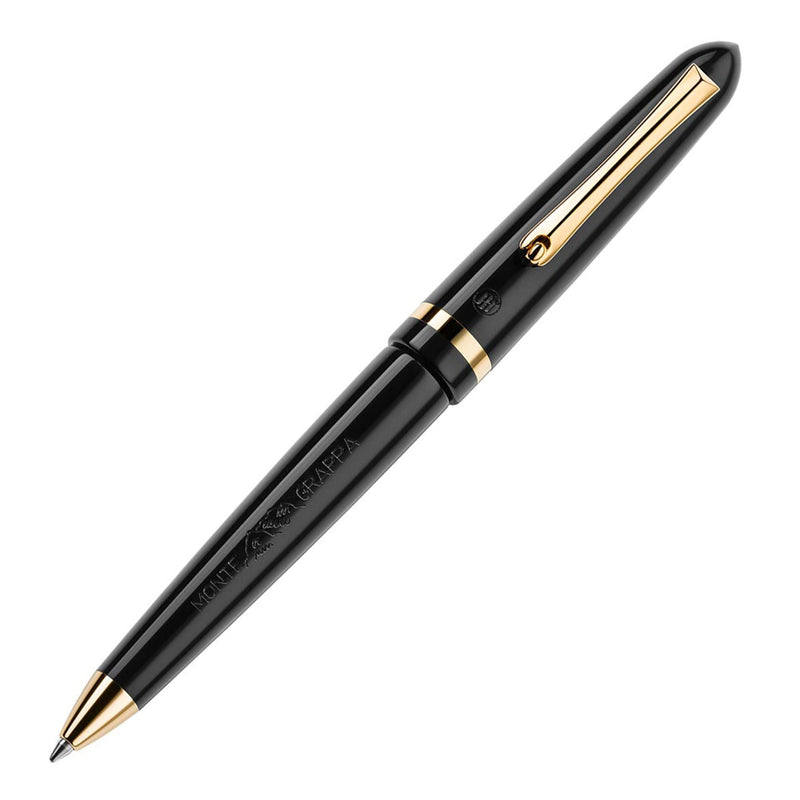 Montegrappa, Kugelschreiber, VENETIA, vergoldet/schwarz