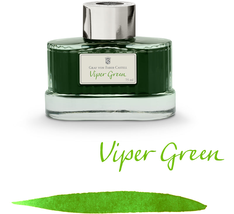 Graf von Faber-Castell, Tintenglas, 75 ml, Viper Green