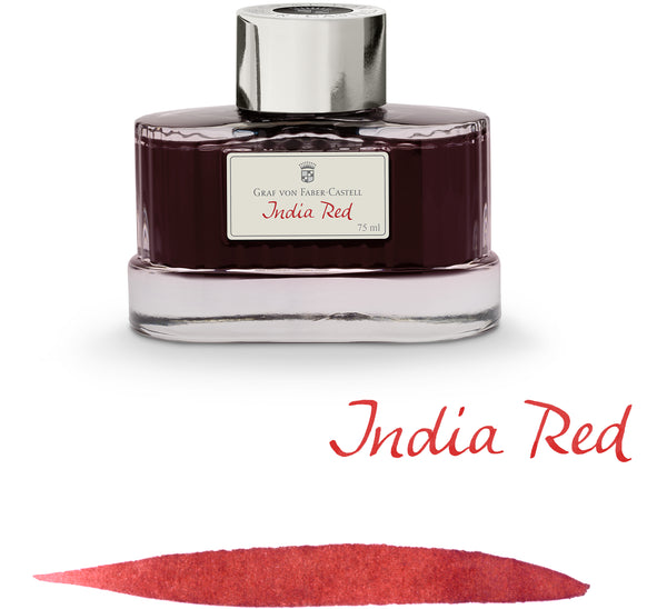 Graf von Faber-Castell, Tintenglas, 75 ml, India Red