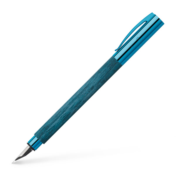 Faber-Castell, Ambition, Füller, Blue Wood