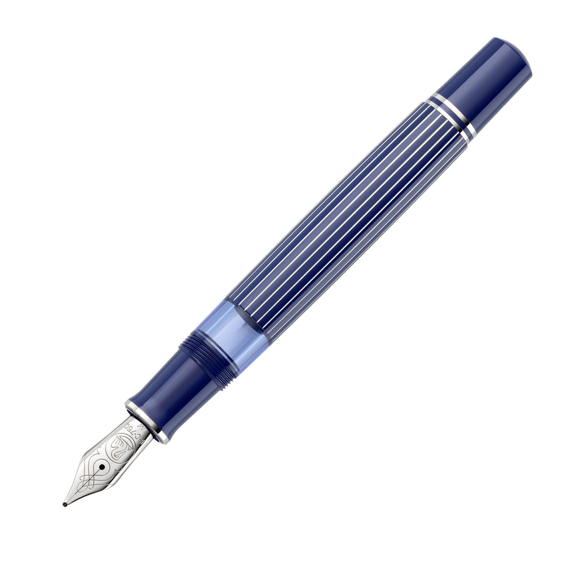 Pelikan, Füller , Classic M815 Metal Striped Blue, Special Edition