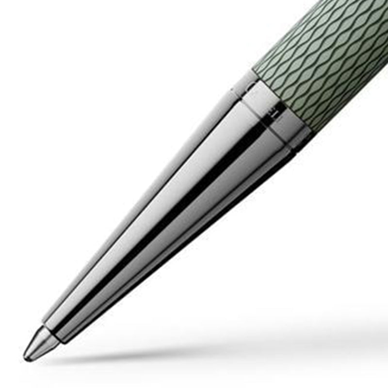 Graf von Faber-Castell, Drehkugelschreiber, Guilloche, Sage Green