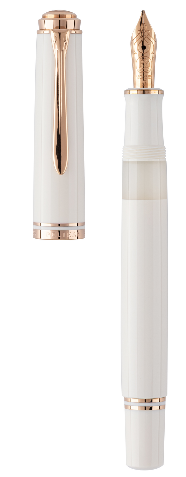 Pelikan, Füller , Souverän M600 , Special Edition, weiß/rosegold