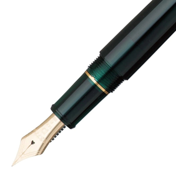 Platinum, Century Gold Trims, Füller, 14 Karat Goldfeder, Laurel Green