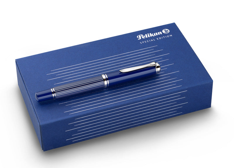 Pelikan, Füller , Classic M815 Metal Striped Blue, Special Edition