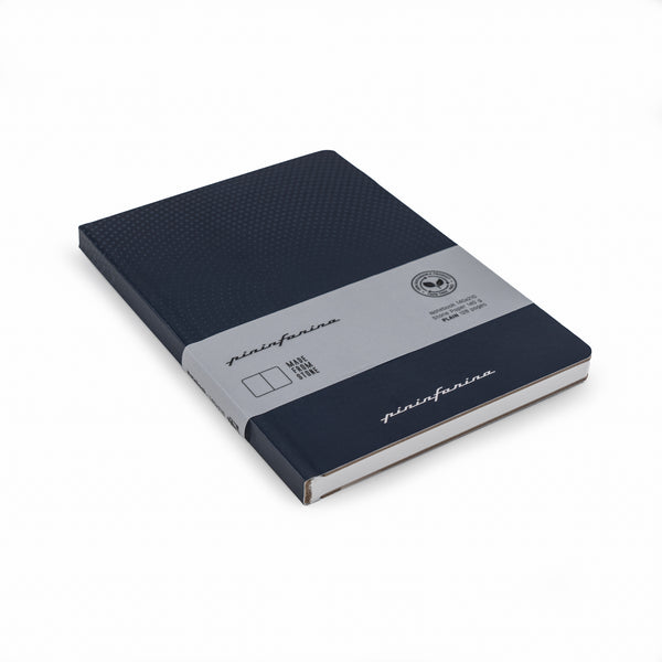 Pininfarina, Notizbuch, Hardcover, glatt, Dunkelblau