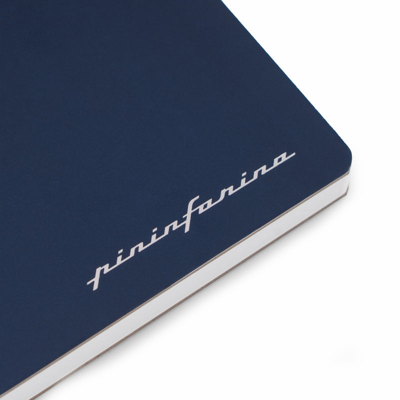 Pininfarina, Notizbuch, Hardcover, liniert, Dunkelblau