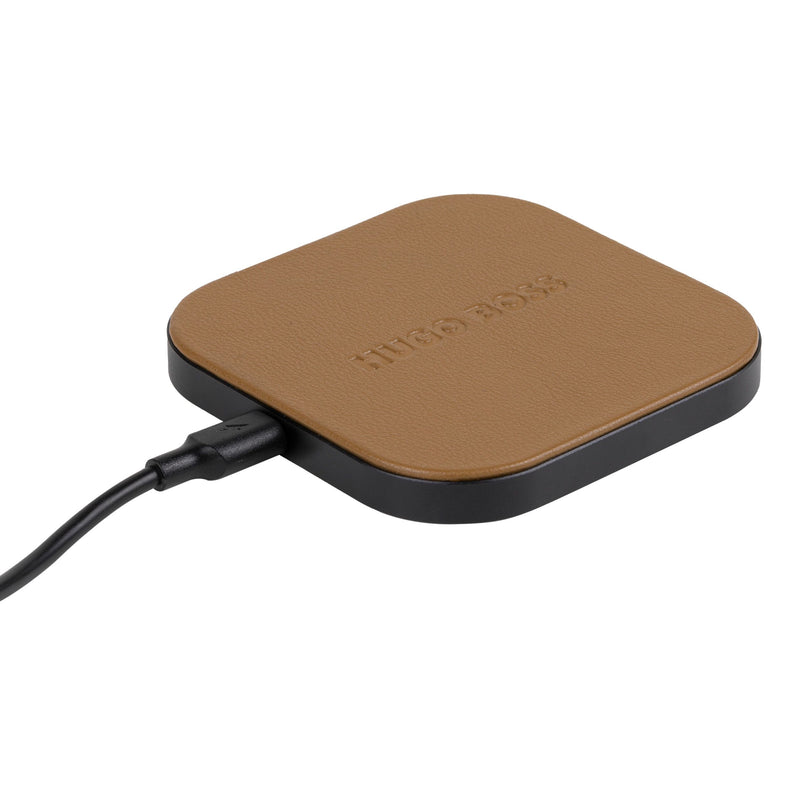 HUGO BOSS, Wireless charger Iconic Camel