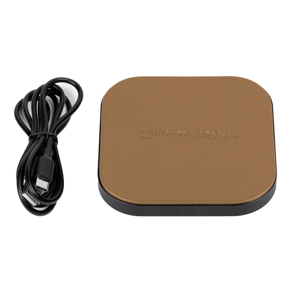 HUGO BOSS, Wireless charger Iconic Camel