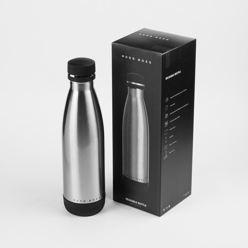 HUGO BOSS, Isotherme Flasche Gear Matrix Silver
