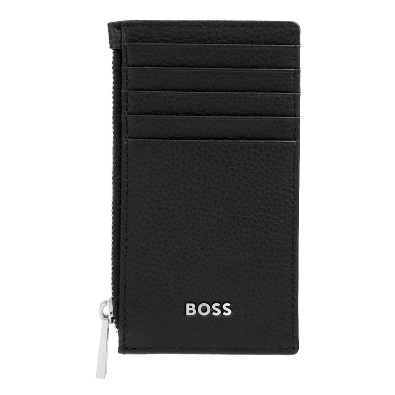 HUGO BOSS, Kartenhalter mit Zipp, Classic Grained