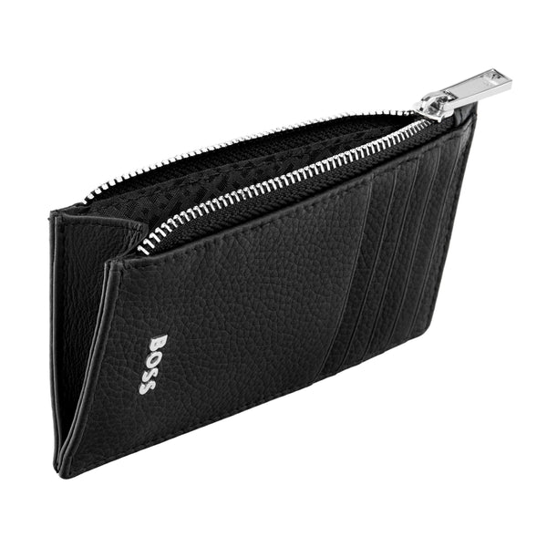 HUGO BOSS, Kartenhalter mit Zipp, Classic Grained