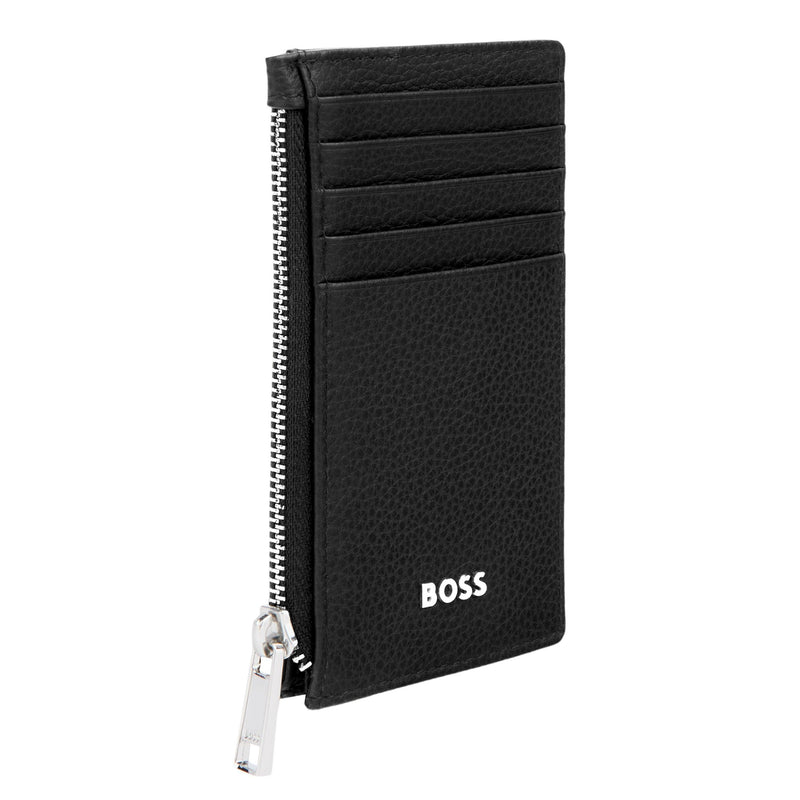 HUGO BOSS, Kartenhalter mit Zipp, Classic Grained