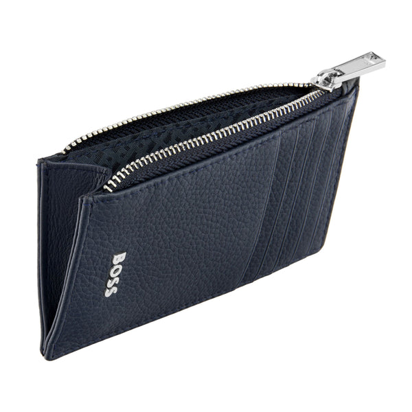 HUGO BOSS, Kartenhalter mit Zipp, Classic Grained
