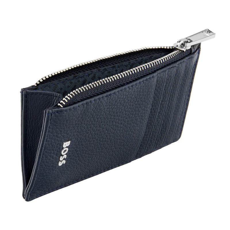 HUGO BOSS, Kartenhalter mit Zipp, Classic Grained
