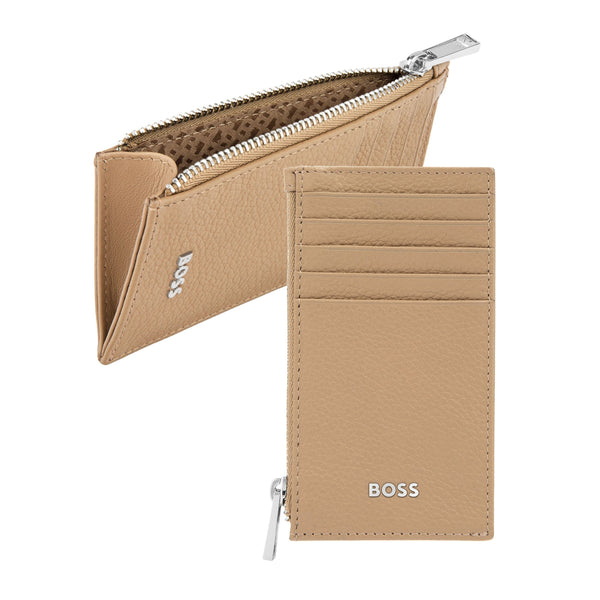 HUGO BOSS, Kartenhalter mit Zipp, Classic Grained