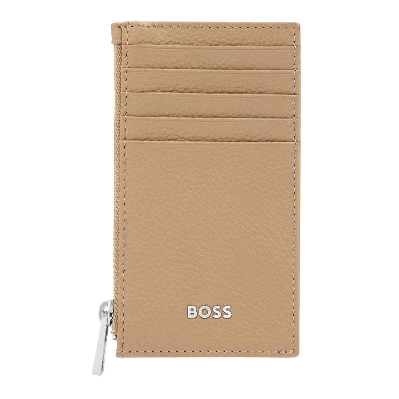 HUGO BOSS, Kartenhalter mit Zipp, Classic Grained