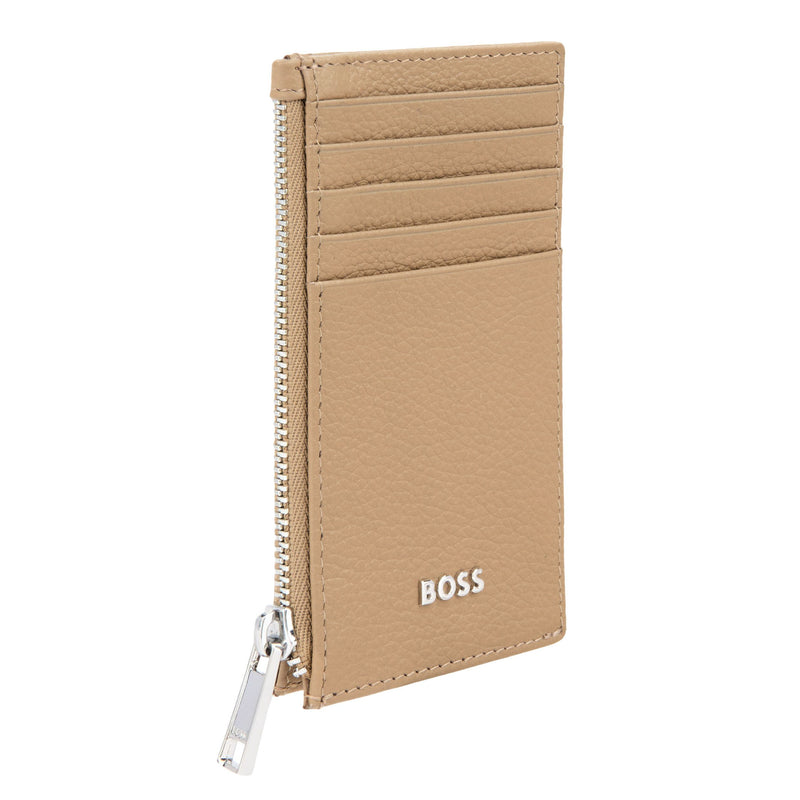 HUGO BOSS, Kartenhalter mit Zipp, Classic Grained