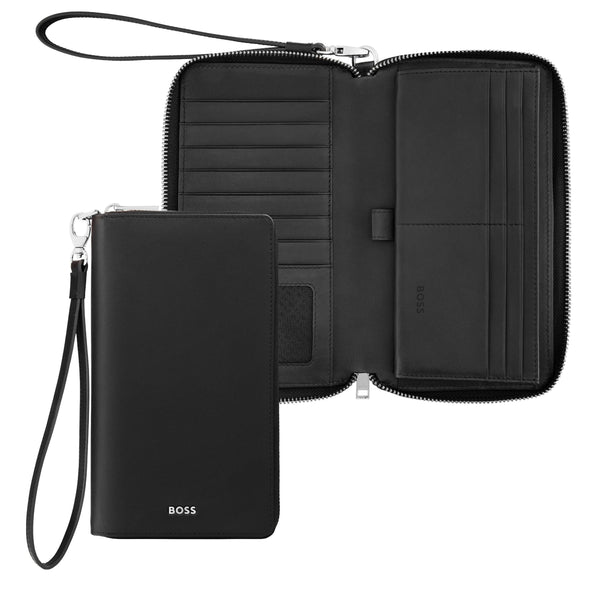 HUGO BOSS Geldbörse, Classic Smooth, Black