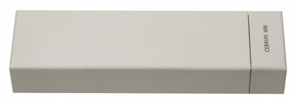Cerruti 1881, Kugelschreiber Block Brushed, schwarz