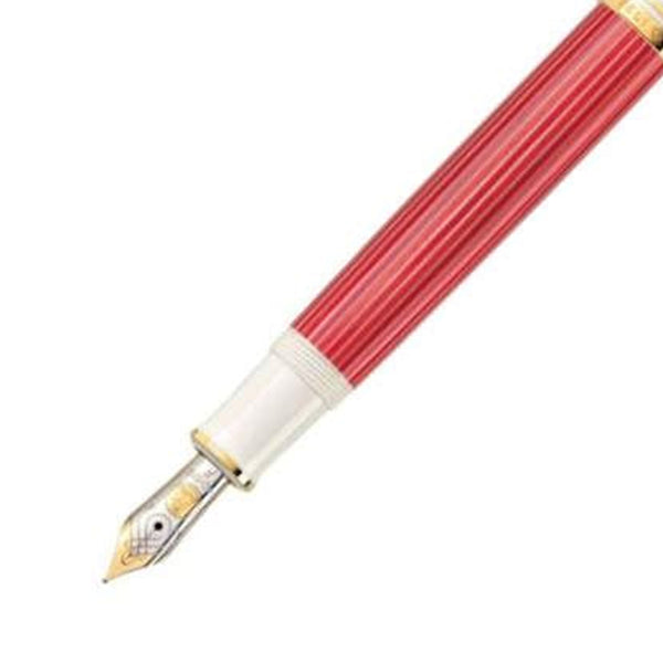 Pelikan, Füller, Souverän M600, weiß/rot