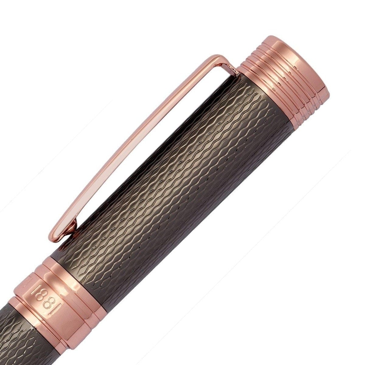 Cerruti 1881 Kugelschreiber Zoom Diamond – Schwarz | Edles Design, Ergonomischer Griff | Geschenkbox Inklusive