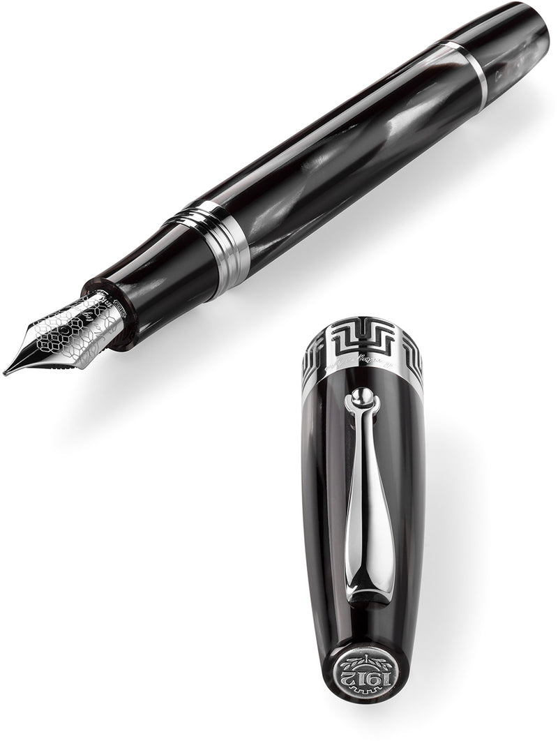 Montegrappa, Füller, EXTRA 1930, schwarz/weiß