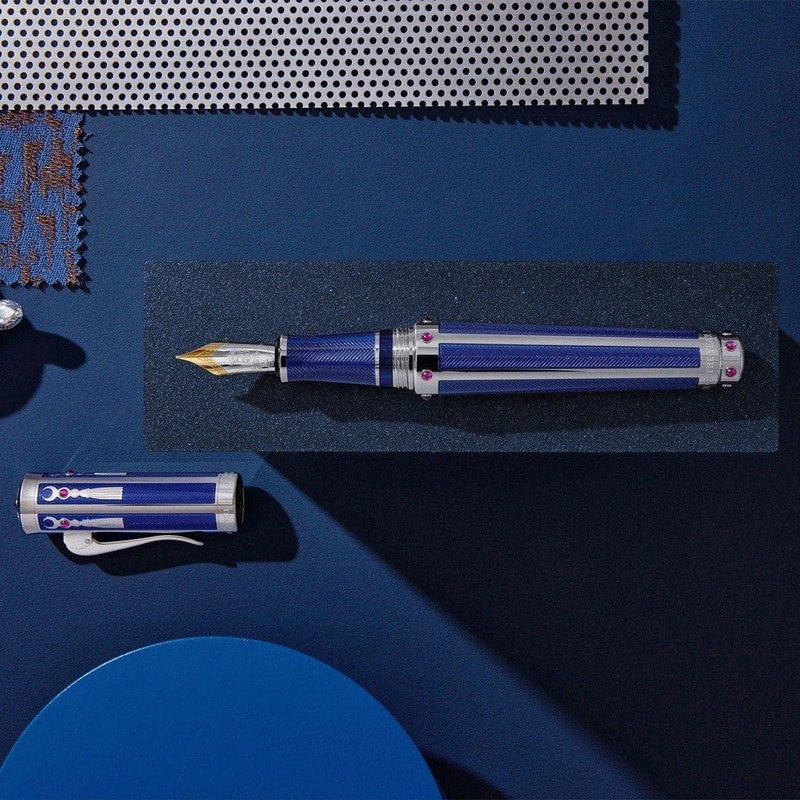 Graf von Faber-Castell, Füller, Pen of the year 2024, Ottomann, Limited Edition, 18KT, Blau