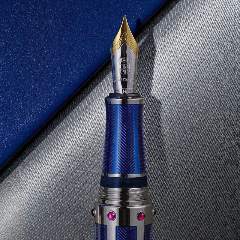 Graf von Faber-Castell, Füller, Pen of the year 2024, Ottomann, Limited Edition, 18KT, Blau