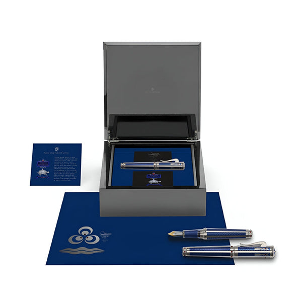 Graf von Faber-Castell, Füller, Pen of the year 2024, Ottomann, Limited Edition, 18KT, Blau