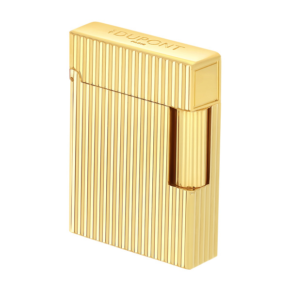 S.T. Dupont, Ligne 1, guillochiertes Feuerzeug, Gold