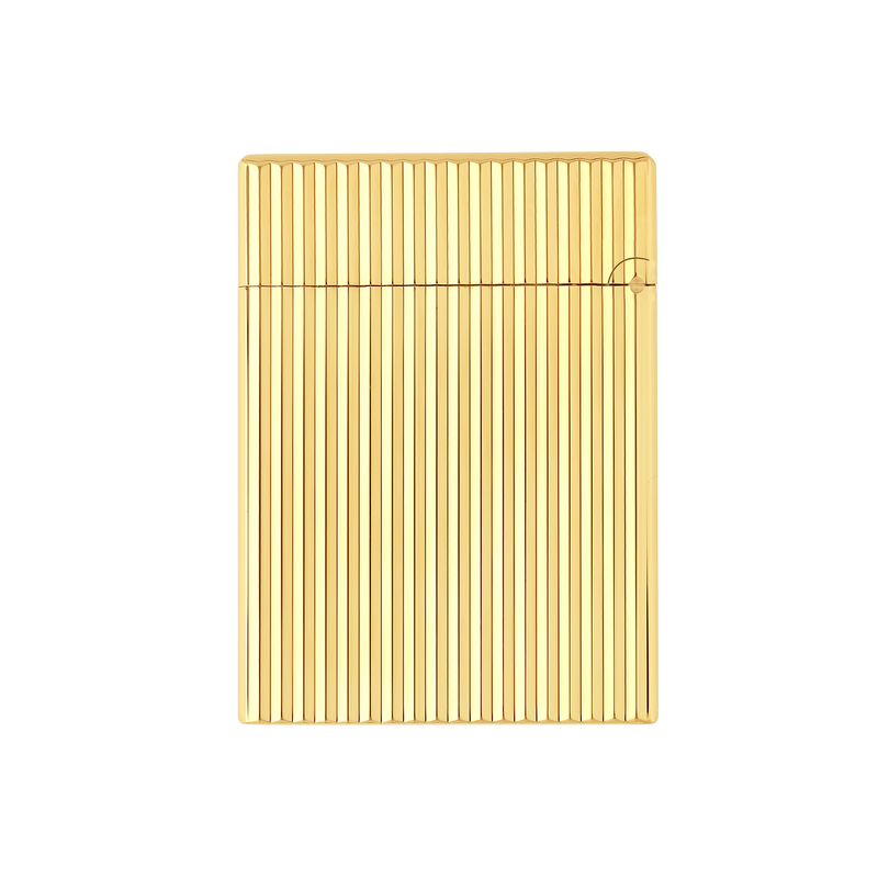 S.T. Dupont, Ligne 1, guillochiertes Feuerzeug, Gold