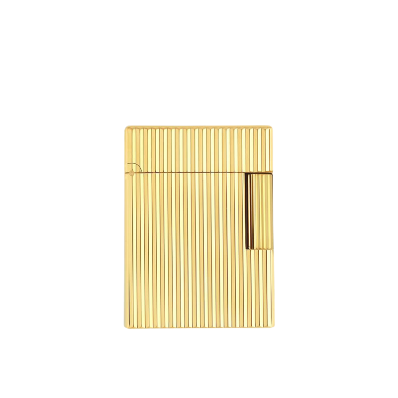 S.T. Dupont, Ligne 1, guillochiertes Feuerzeug, Gold