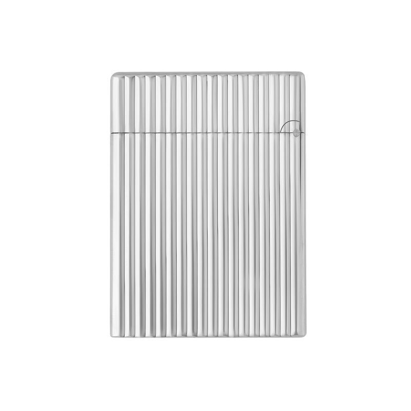 S.T. Dupont, Ligne 1, guillochiertes Feuerzeug, Silber