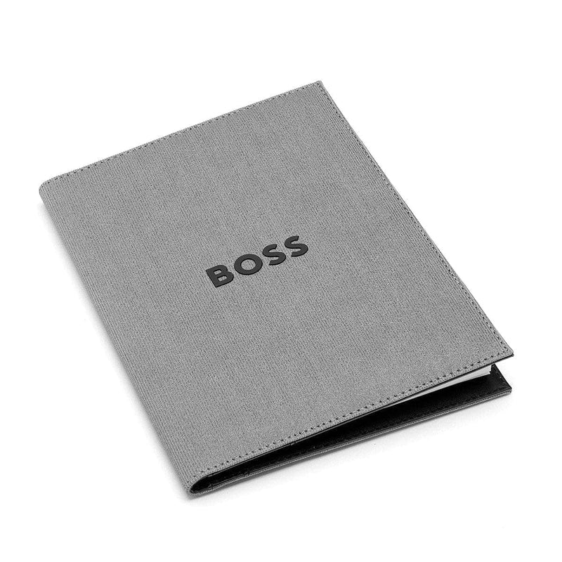 HUGO BOSS Konferenzordner Formation Linien, Linien, A5, grau