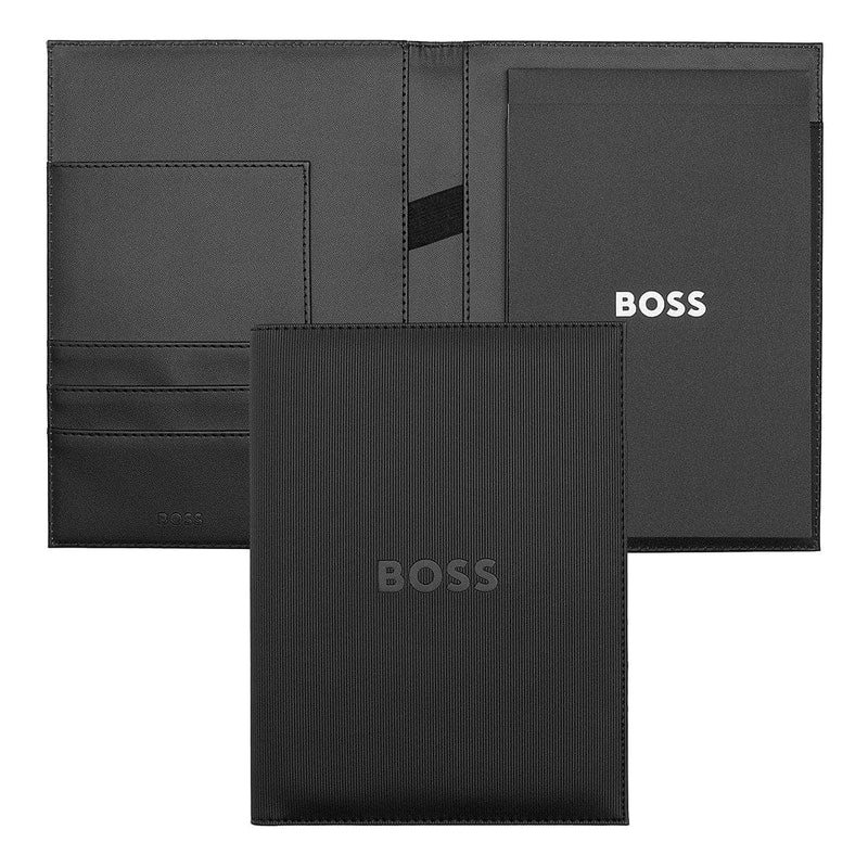 HUGO BOSS Konferenzordner Formation Linien, schwarz