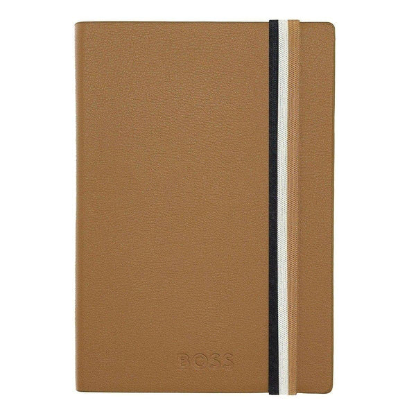 HUGO BOSS Notizbuch Iconic A6 liniert, camel