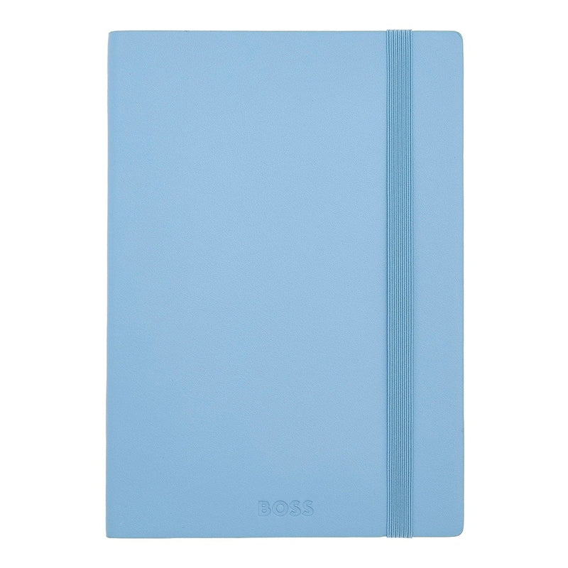 HUGO BOSS Notizbuch Monogram Pastel, A5, Light Blue