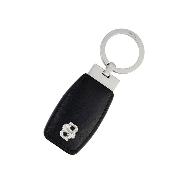 HUGO BOSS Schlüsselanhänger Double B Black & Chrome - 6