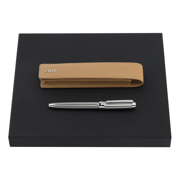 HUGO BOSS, Schreibset, Beam chrom