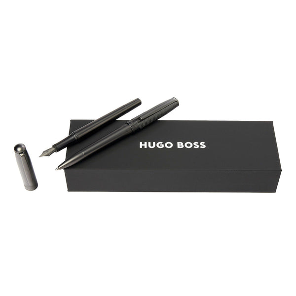 HUGO BOSS, Stifte-Set, Essential Metal, gun