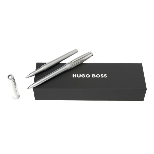 HUGO BOSS, Stifte-Set, Essential Metal, Silver