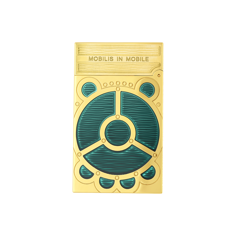 S.T. Dupont, Ligne 2, lackiertes Feuerzeug, 20'000 Meilen unter dem Meer, Grün Pacific