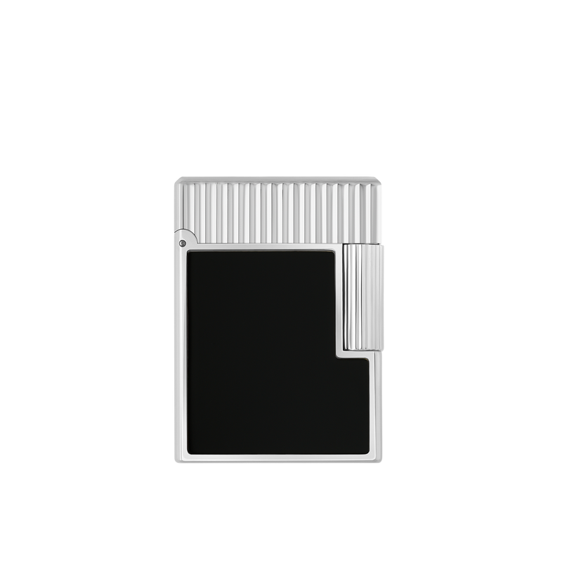 S.T. Dupont, Ligne 1, lackiertes Feuerzeug, Silber