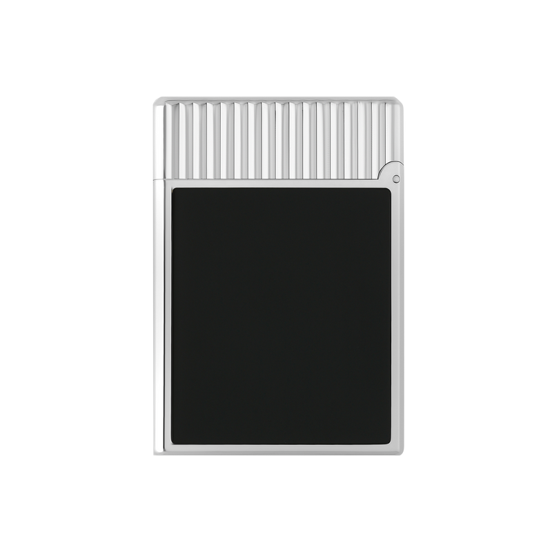 S.T. Dupont, Ligne 1, lackiertes Feuerzeug, Silber