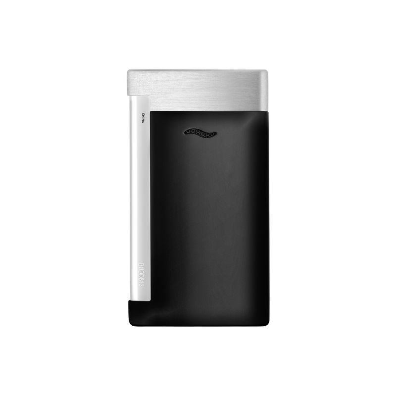 S.T. Dupont, Slim 7, lackiertes Feuerzeug, Schwarz